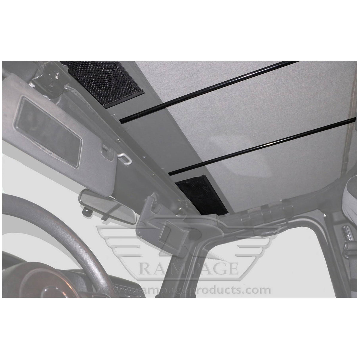 Black Frameless Soft Top Kit Sailcloth D70804
