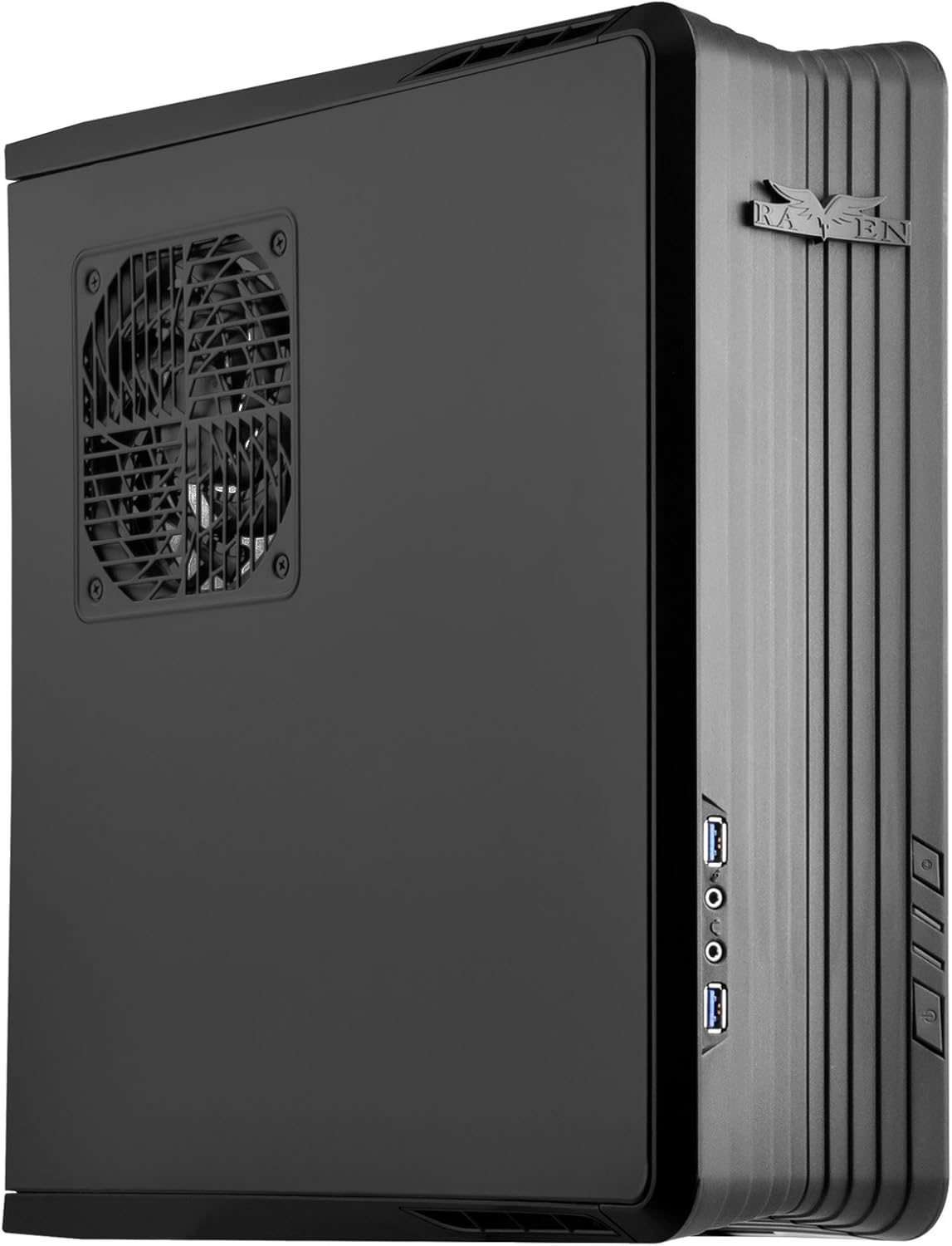 Slim Computer Case for Mini-ITX Motherboards with Integrated RGB Lighting T31944