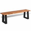Solid Acacia Wood Bench J395403