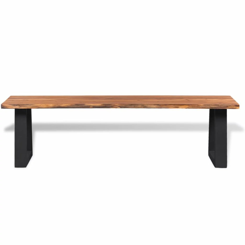 Solid Acacia Wood Bench J395403