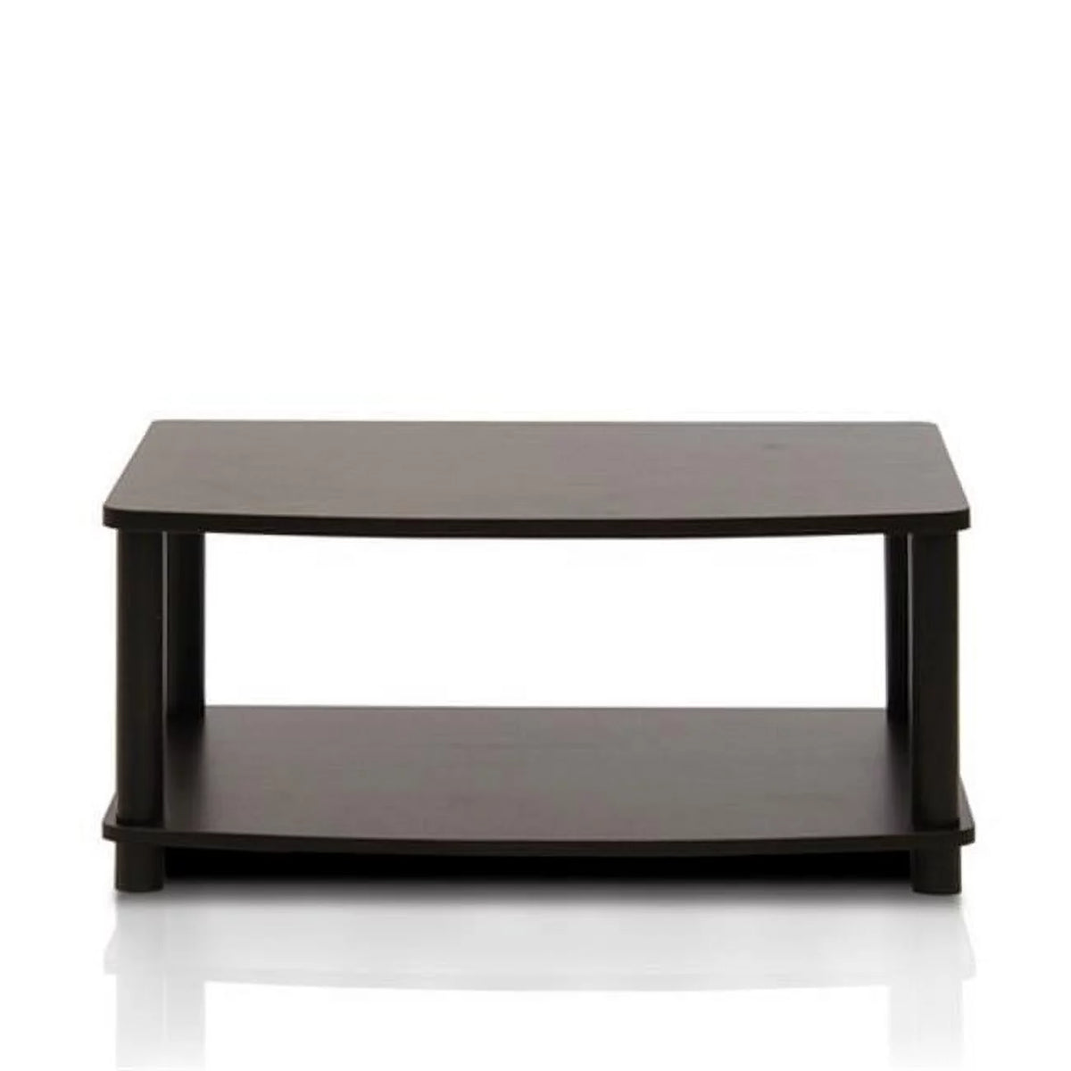 2-Tier Elevated TV Stands, Espresso & Black H92270