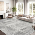 8x10 Non-Slip Washable Abstract Area Rug J322