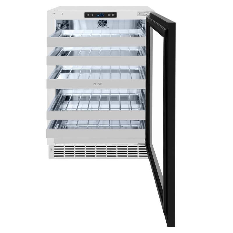 24 in. Dual Zone 44-Bottle Panel Ready Wine Cooler with Glass Door K670