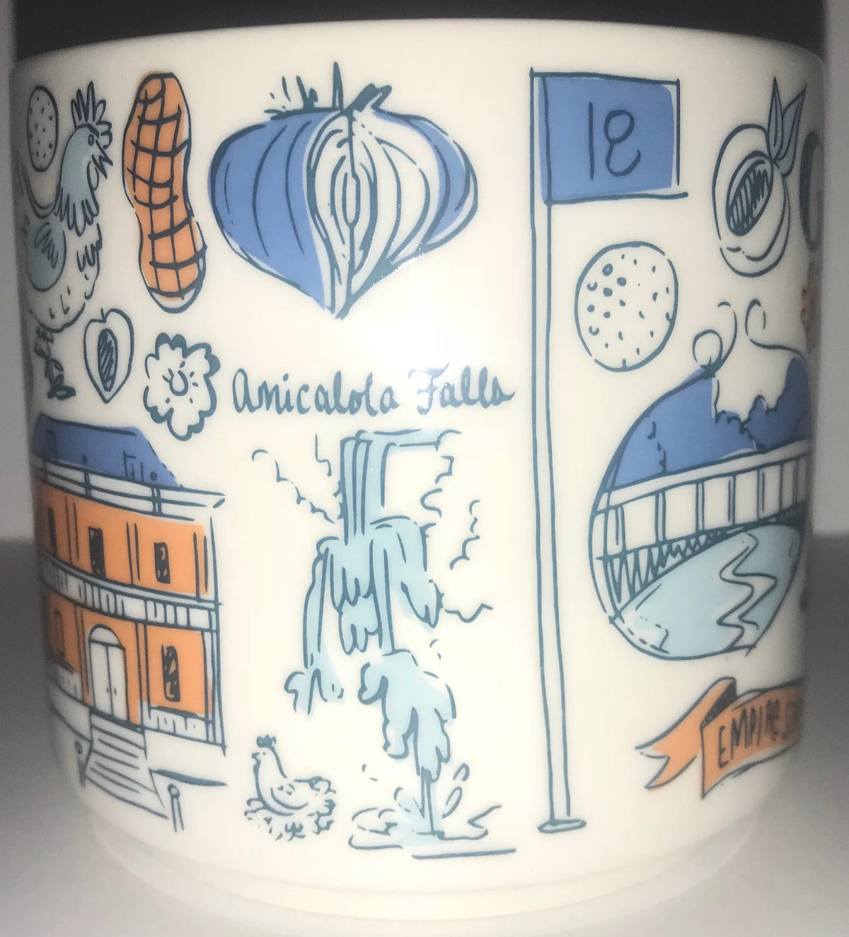 Georgia Ceramic Coffee Mug, 14 Oz I554366