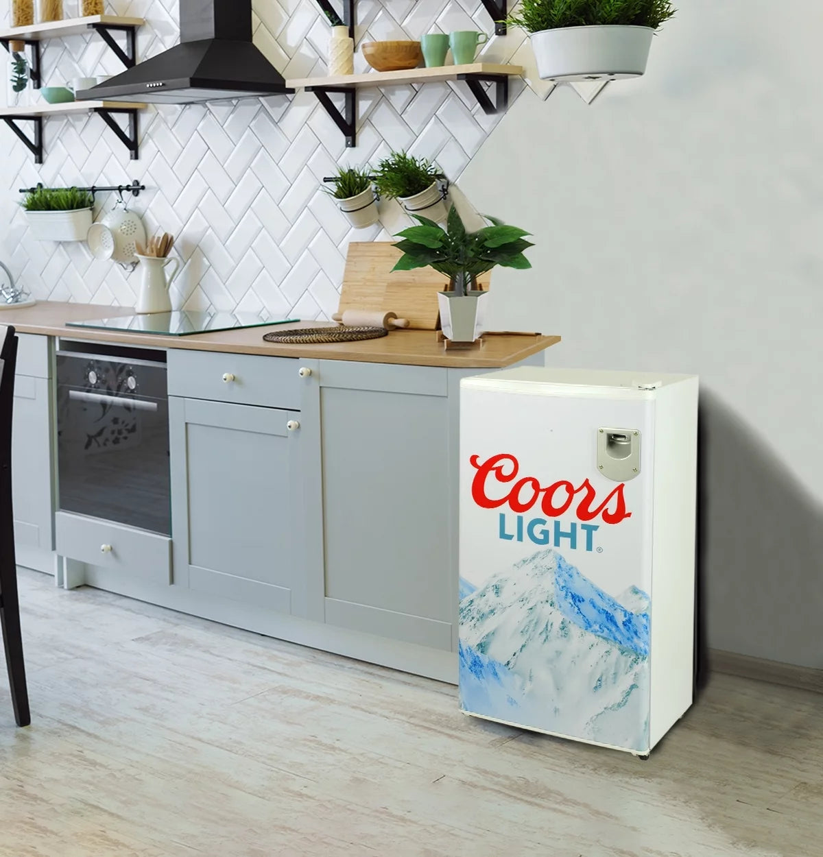 Compact Fridge with Bottle Opener, 90 L 3.2 Cubic Foot X530084