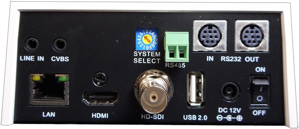 White PTZ IP Streaming Camera with HDMI and 3G-SDI Outputs K84992