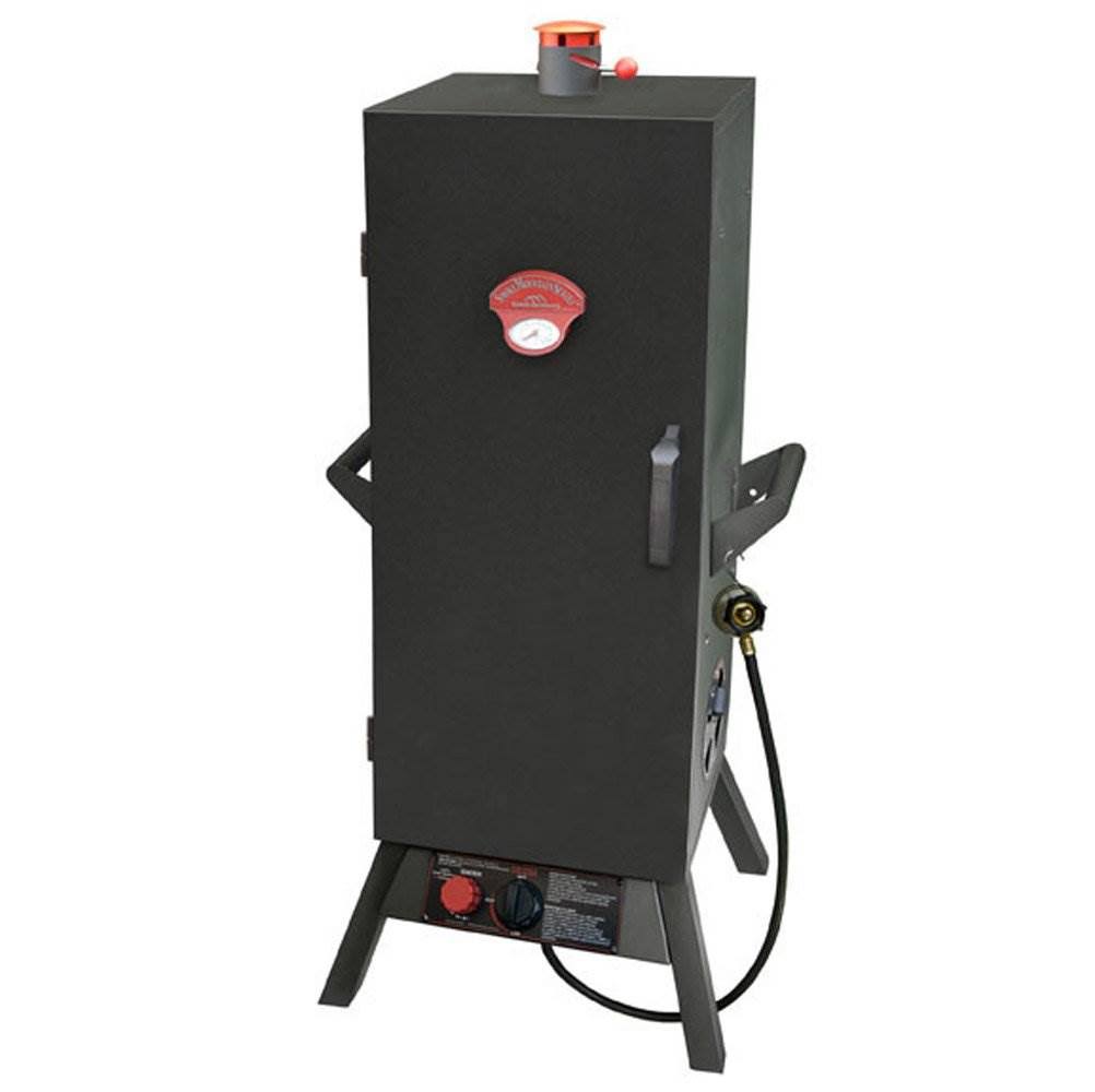 Grey Vertical Gas Smoker Q8450