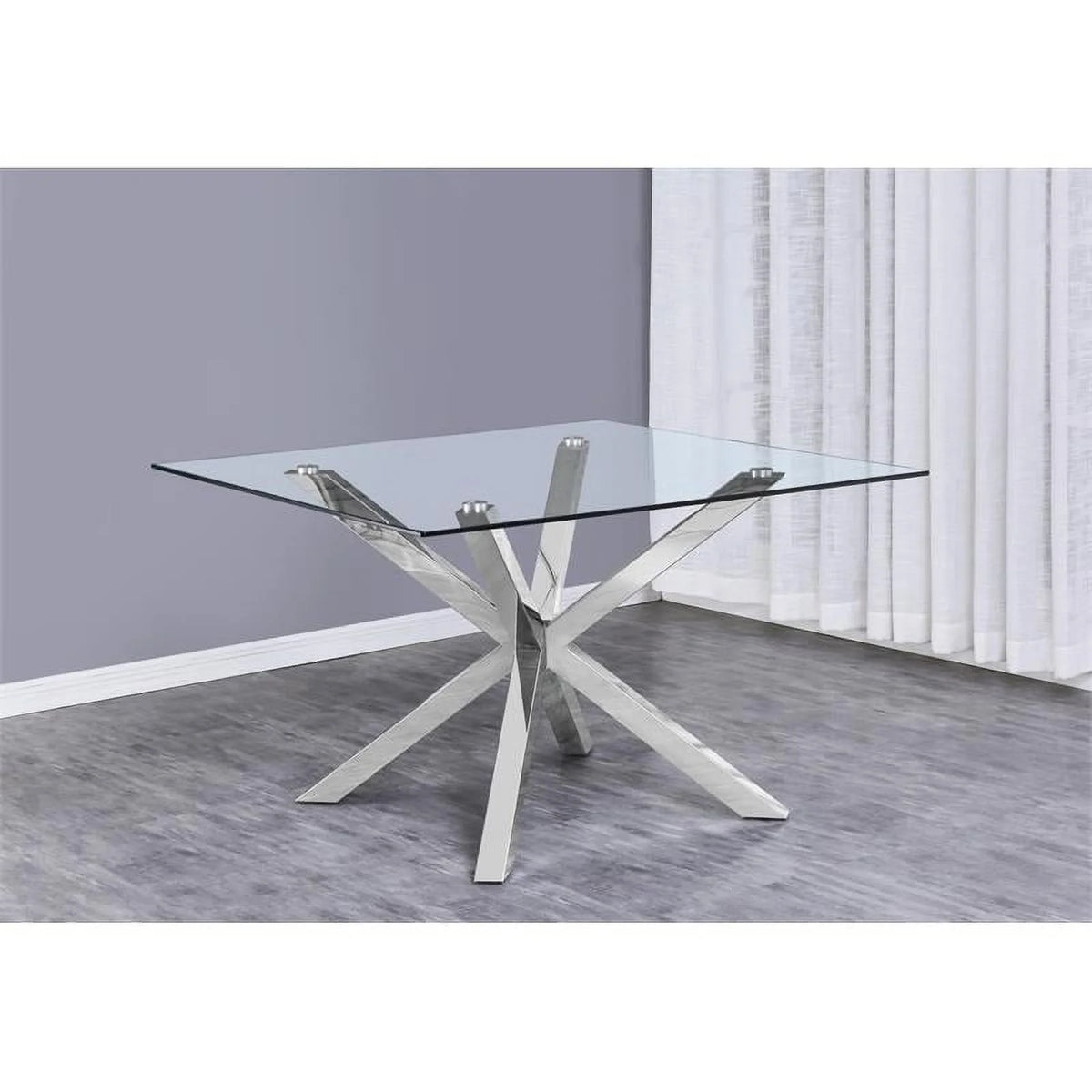 Clear Glass 5pc Dining Set W45196