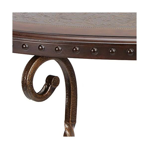 Dark Brown Sofa Table J38162