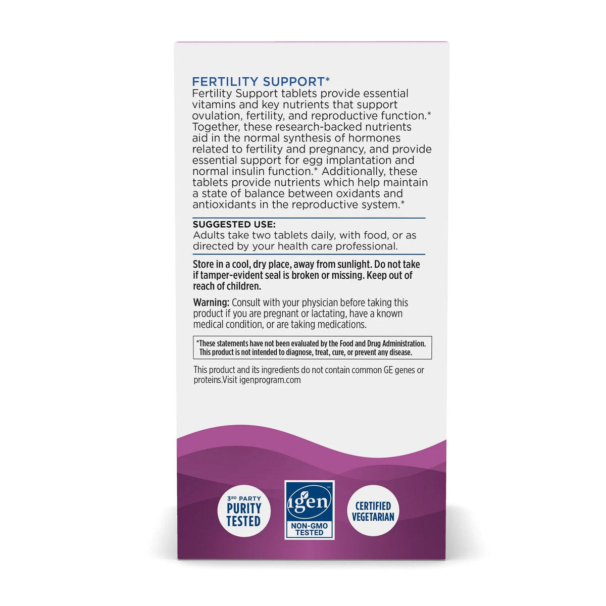 Fertility Support 60 Count H542580