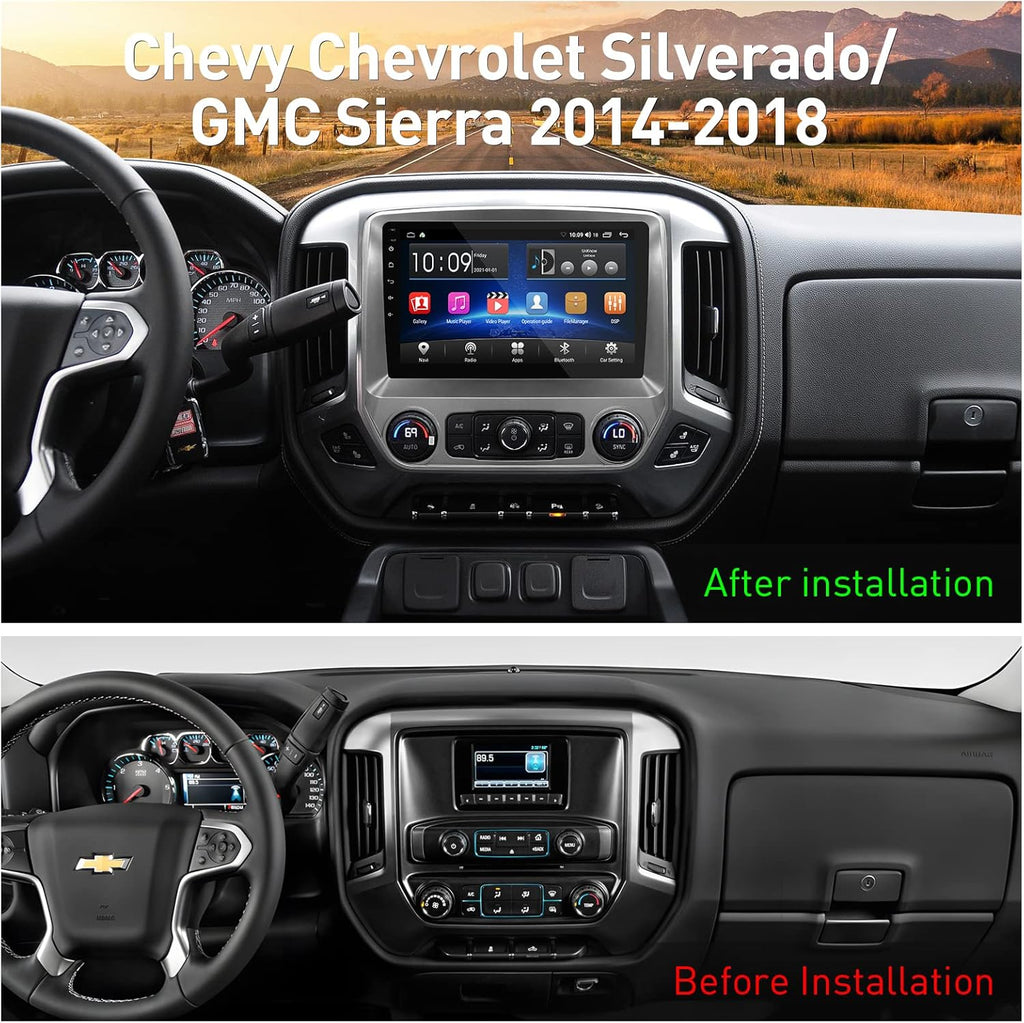 Android 10.0 Car Stereo with Carplay, Bluetooth, AHD Rear View Camera Q9265