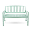 Light Mint Acacia Wood Bench Q7528