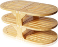 6-Tier Bamboo Plate Organizer D3772