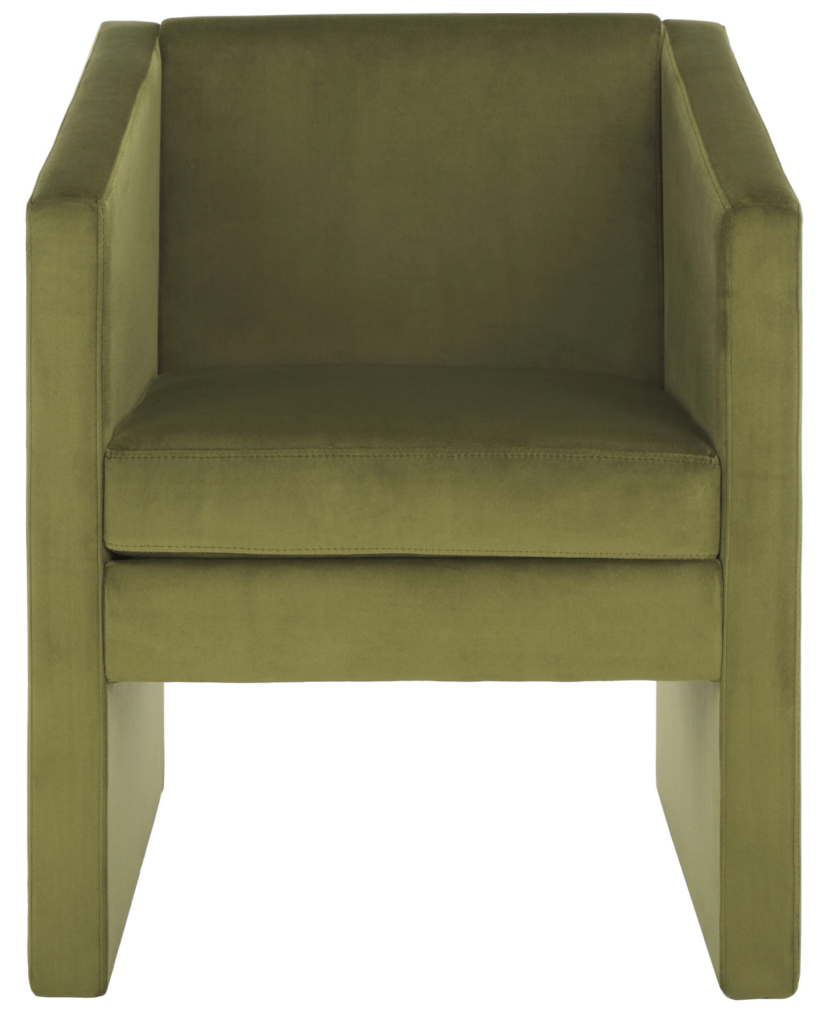 Olive Green Velvet Accent Chairs X878