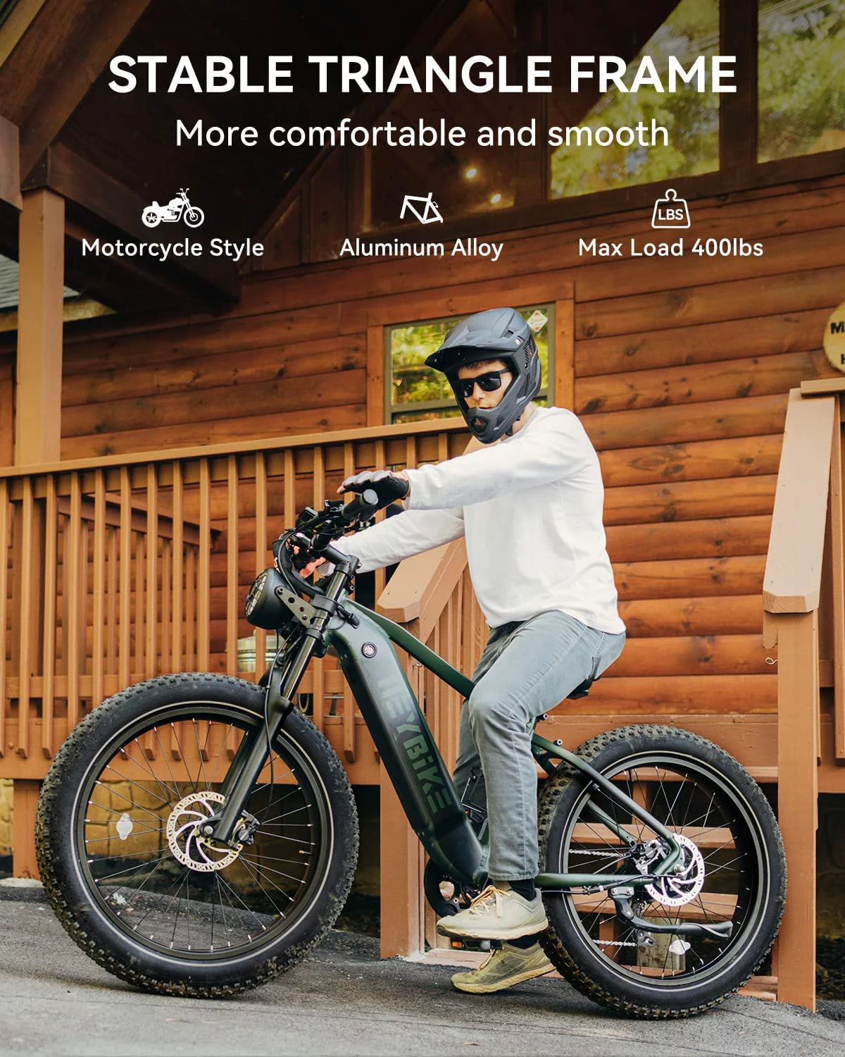 750W Fat Tire Electric Bike with 48V 18Ah Removable Battery L3161
