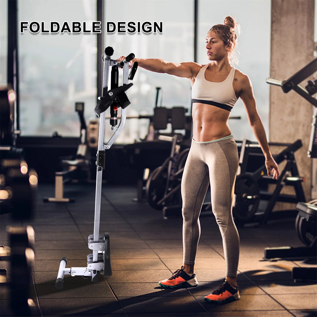 Rowing Machine with Adjustable Resistance, 260 lbs Maximum Load, Black F163