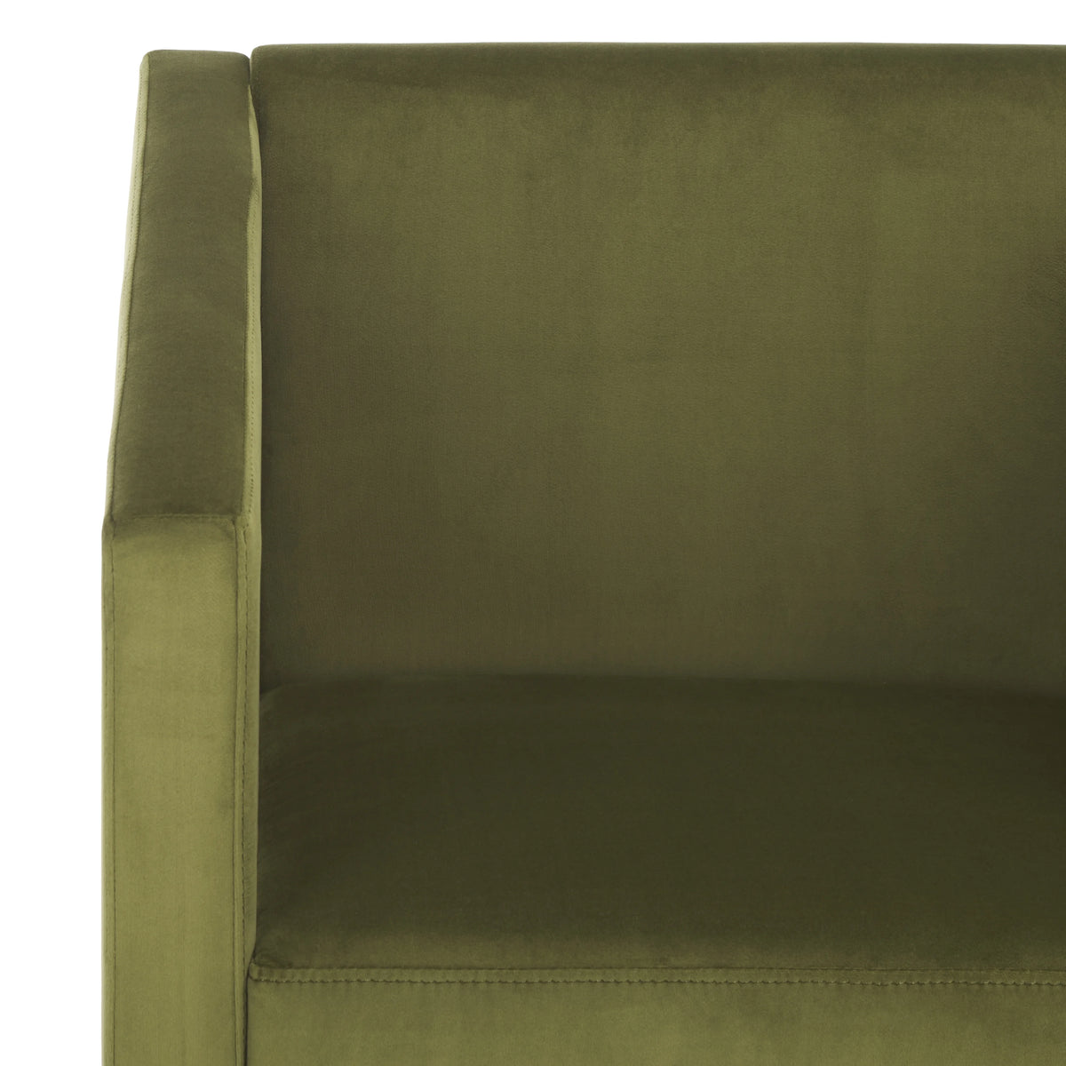 Olive Green Velvet Accent Chairs X878