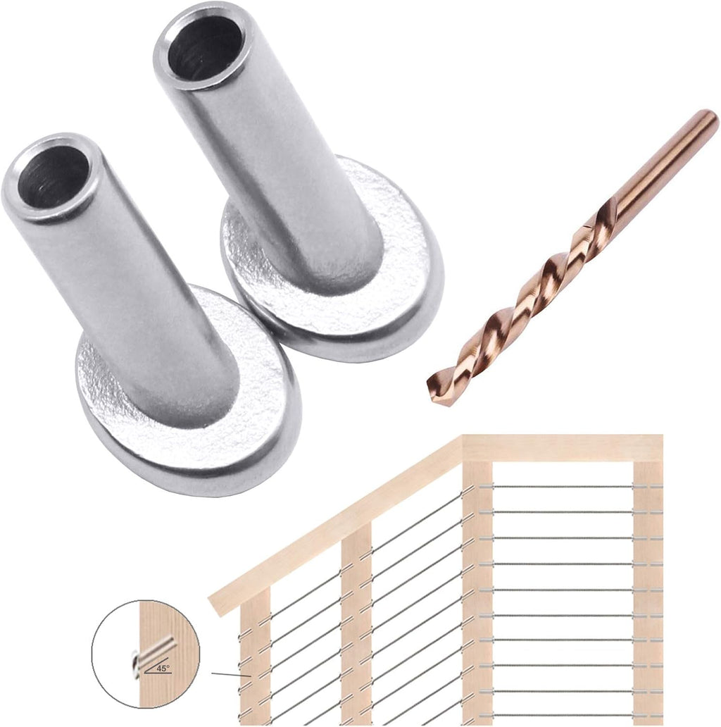 40 Pack 45 Degree T316 Stainless Steel Protector Sleeves T939