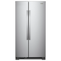 36" Wide 25.1 Cu. Ft. Side By Side Refrigerator Stainless Steel N2535