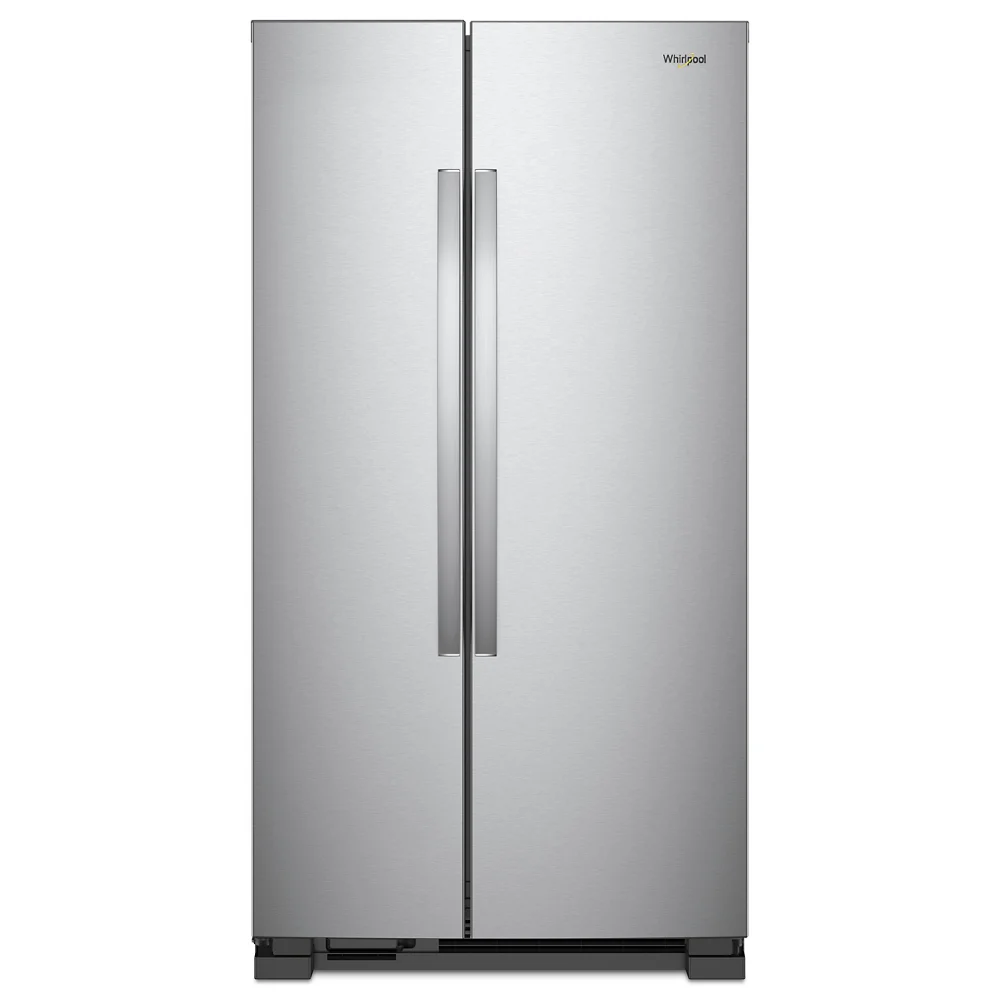 36" Wide 25.1 Cu. Ft. Side By Side Refrigerator Stainless Steel N2535