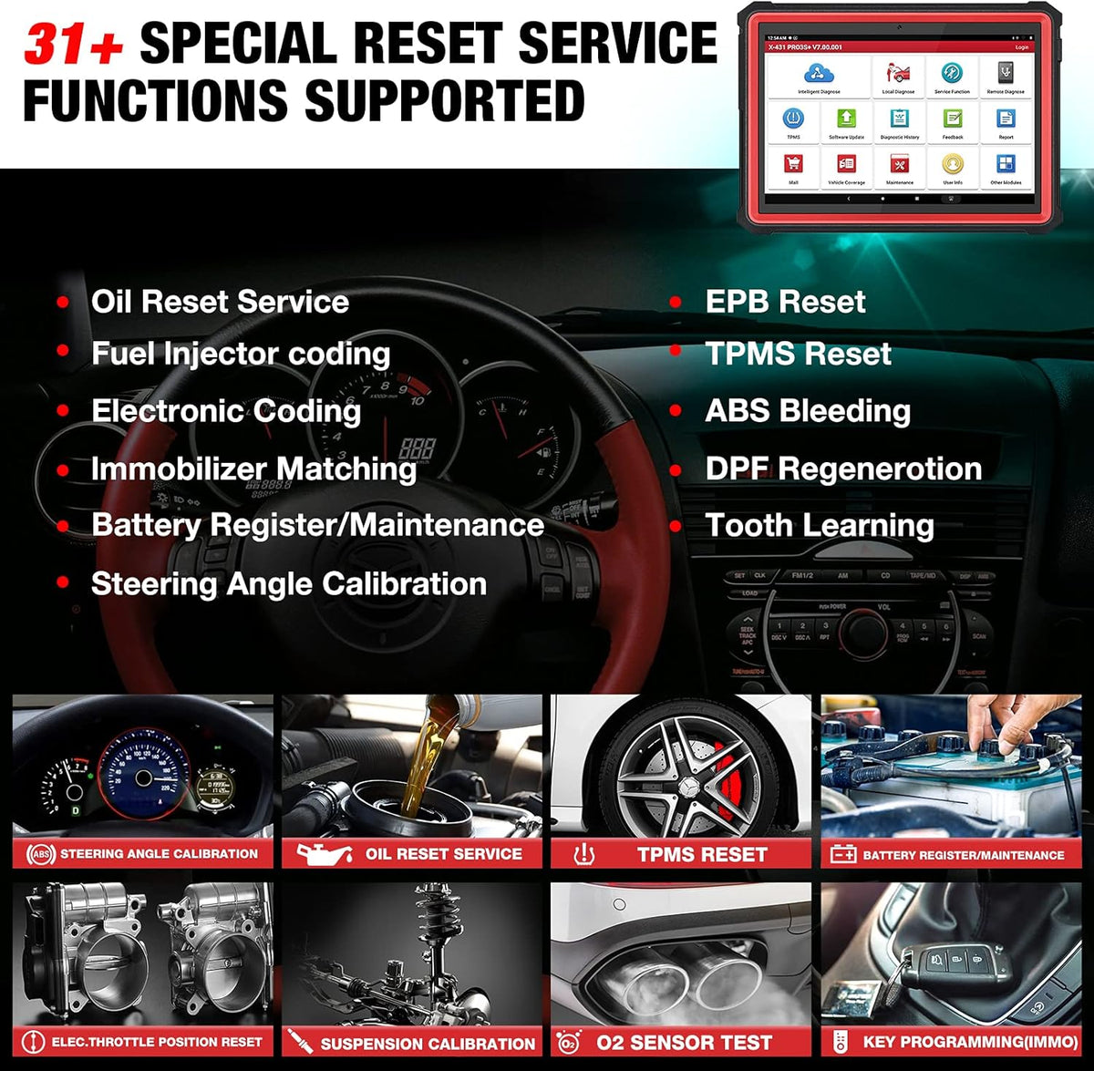 Bi-Directional Automotive Scan Tool E34389