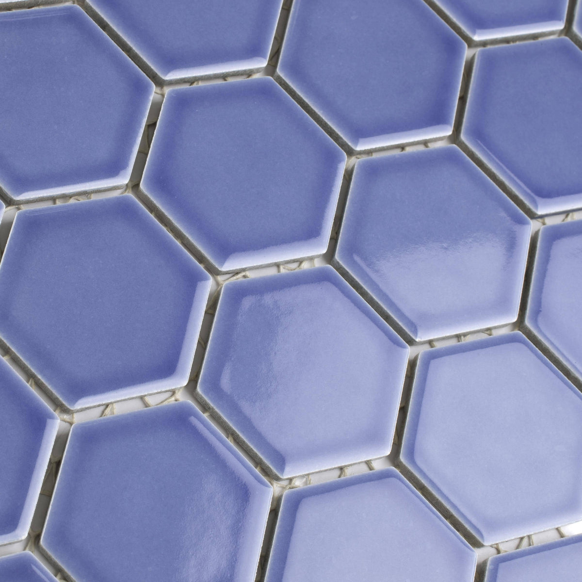 Periwinkle Porcelain Mosaic Tile Q7829