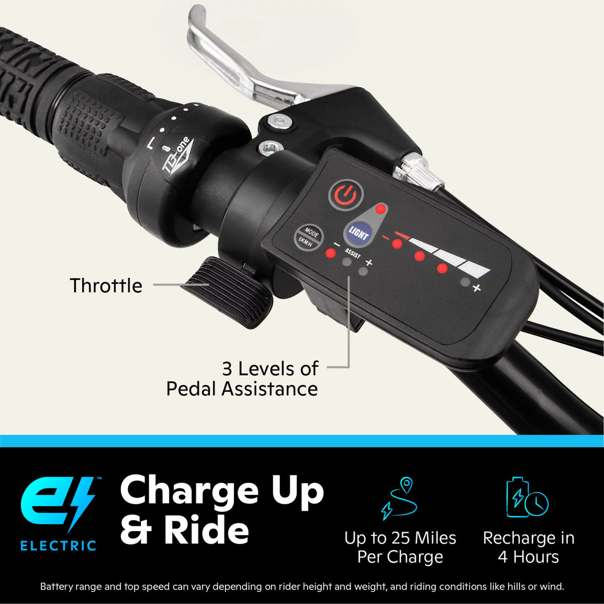 26-in. Electric Bike with 250w Motor P8772