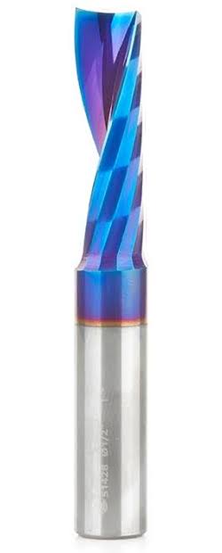 Solid Carbide CNC Spiral Flute Plastic Cutting 1/2 Dia x 1-5/8 x 1/2 inch Sh X4593
