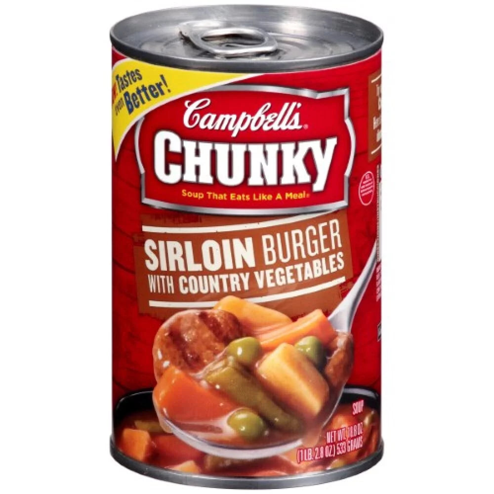 Sirloin Burger with Country Vegetables Soup (Pack of 32) U475418