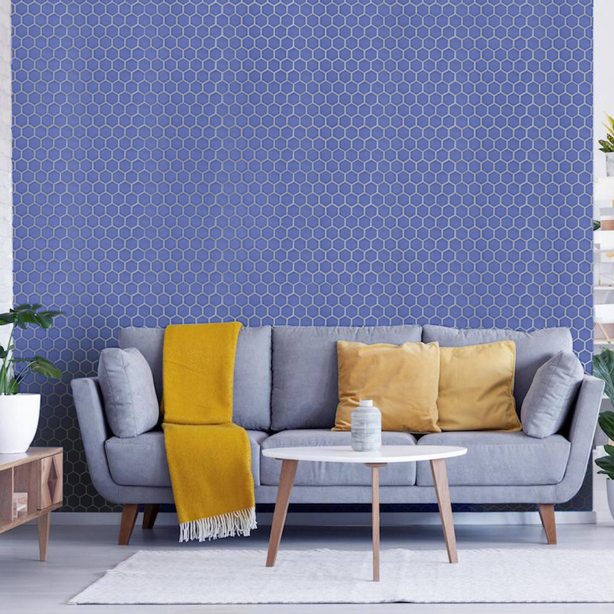 Periwinkle Porcelain Mosaic Tile Q7829