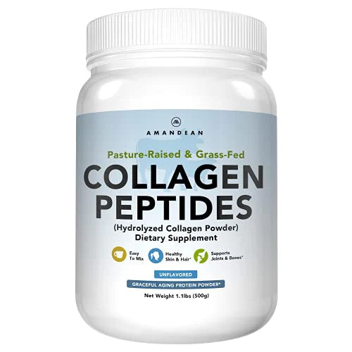 Collagen Peptides Powder 17.6oz Unflavored Hydrolyzed Y709