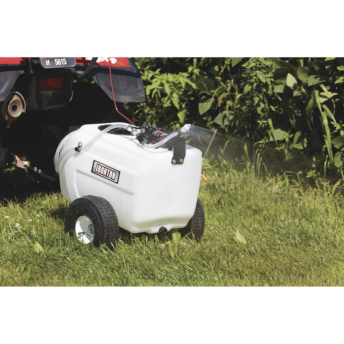 13 Gallons 12 Volt DC Tow-Behind Broadcast Sprayer M31800
