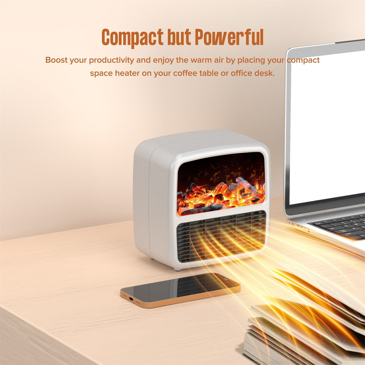 Small Ceramic Electric Space Heater P566570