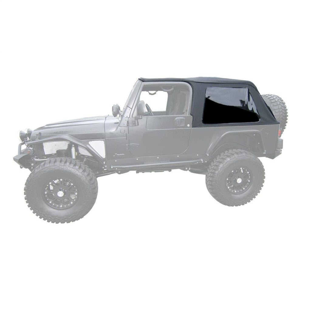 Black Frameless Soft Top Kit Sailcloth D70804