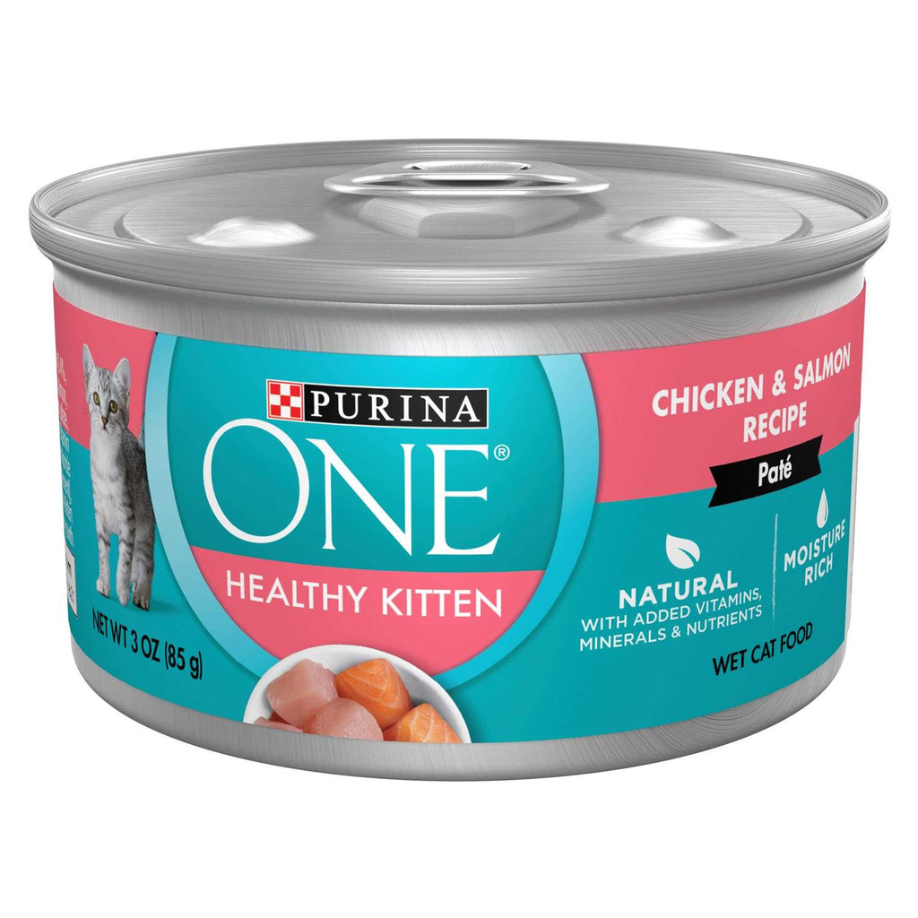 Chicken & Salmon Pate Wet Cat Food T3232