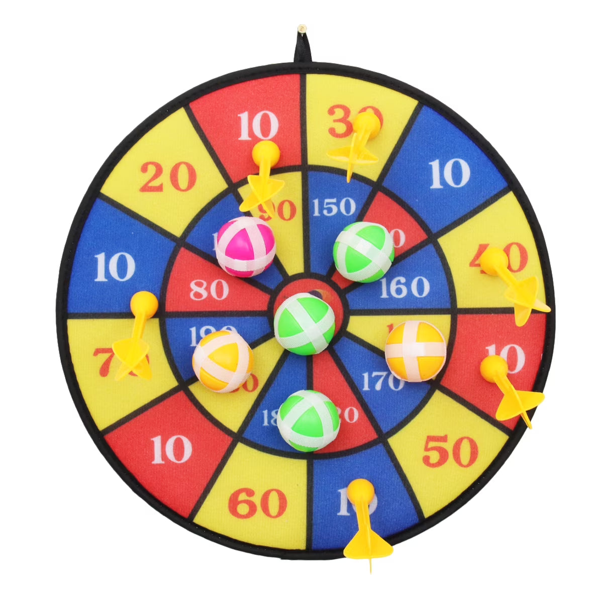 Flocking Dart Board with 4pcs Darts Dartboard Set U3466