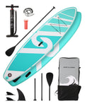 Inflatable Paddle Board 10' 6 in. Thick Green Z34865