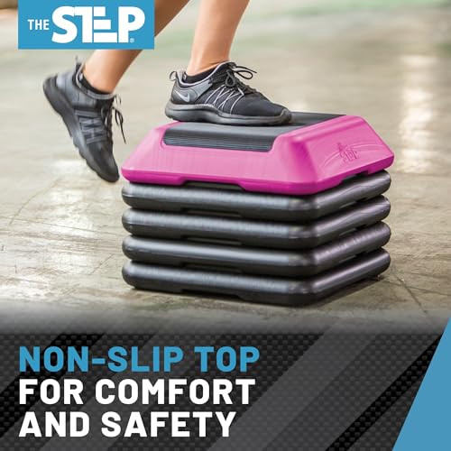 Adjustable High Step Aerobic Platform with 4 Risers B149