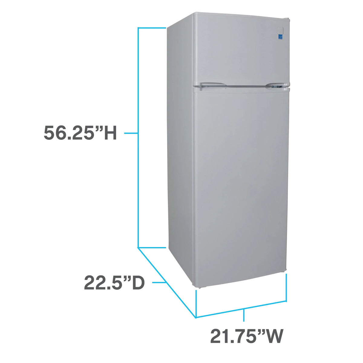 White Top Freezer Refrigerator L8770