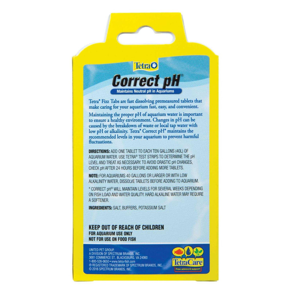 Correct pH V873429