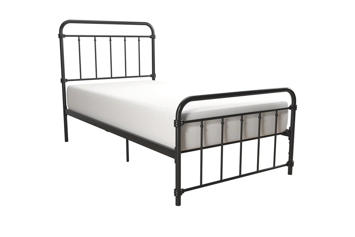 Black Twin Metal Platform Bed Frame G952008