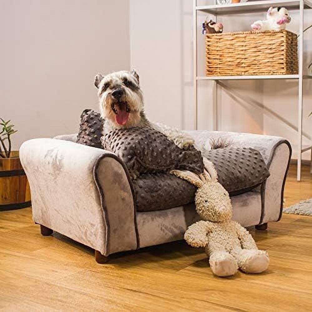 Charcoal Medium Pet Sofa Bed S186