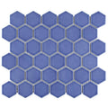 Periwinkle Porcelain Mosaic Tile Q7829