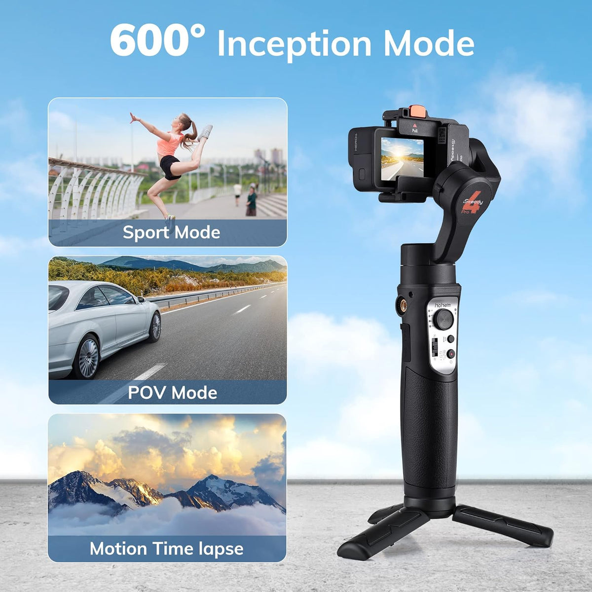 3-Axis Gimbal Stabilizer with Tripod R492435