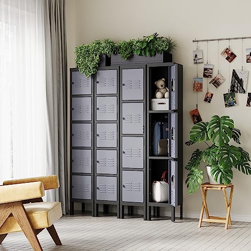 Gray 5 Door Steel Storage Cabinet G854946