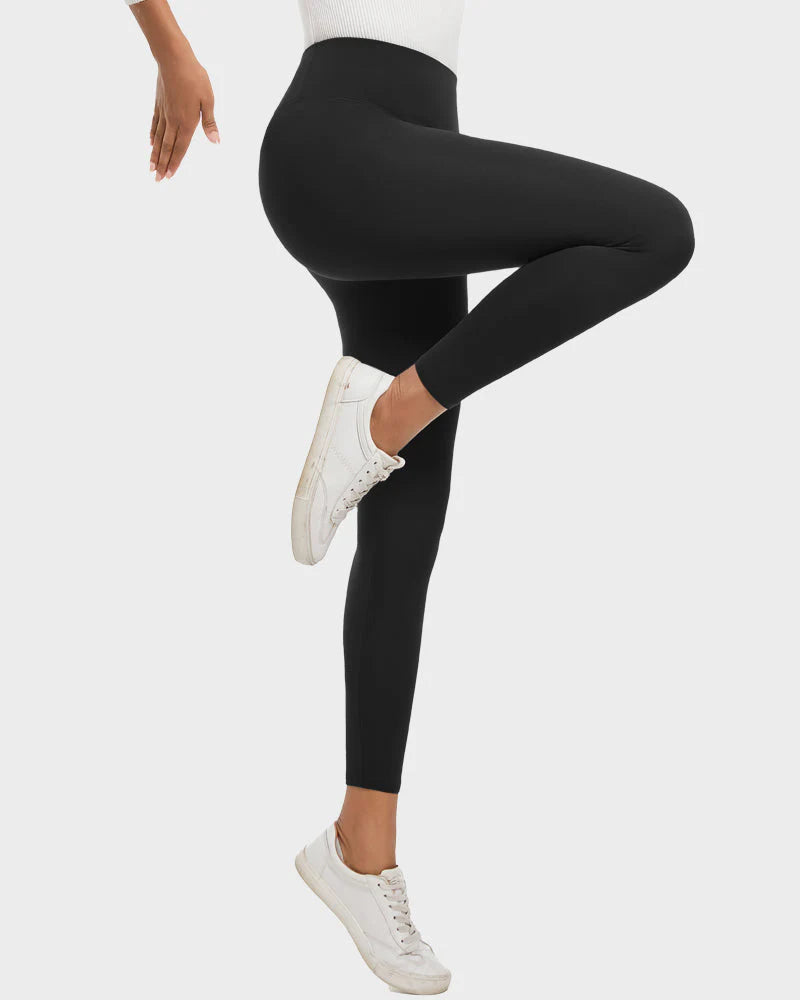 High Waist Fleece Lined Leggings Y226723