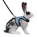 Adjustable Soft Harness with Elastic Leash for Rabbits O742