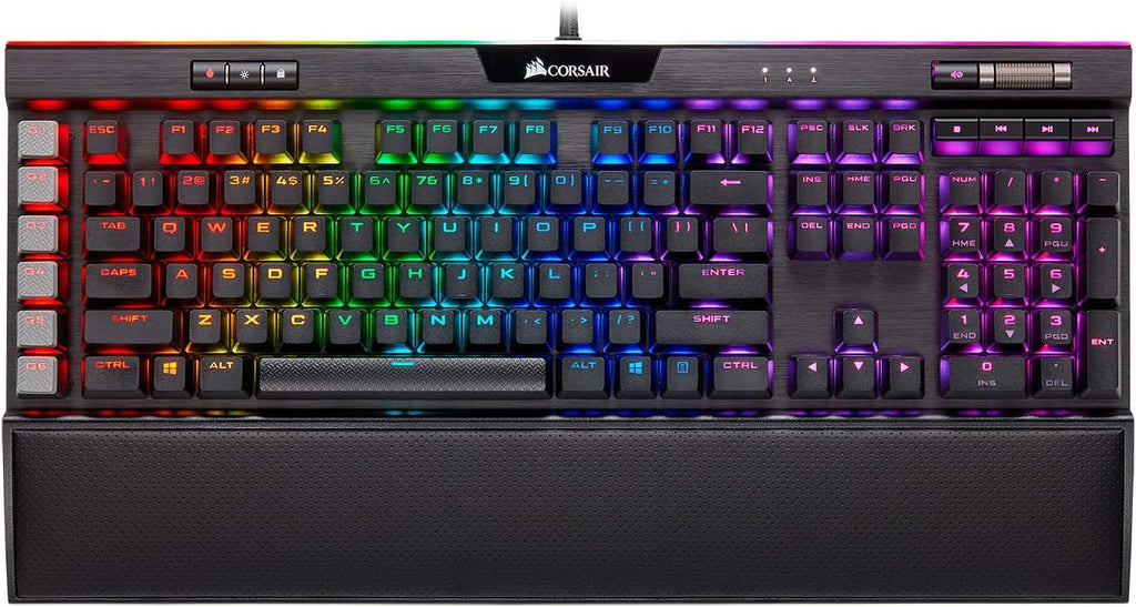 Black Mechanical Gaming Keyboard with Backlit RGB LED U64133
