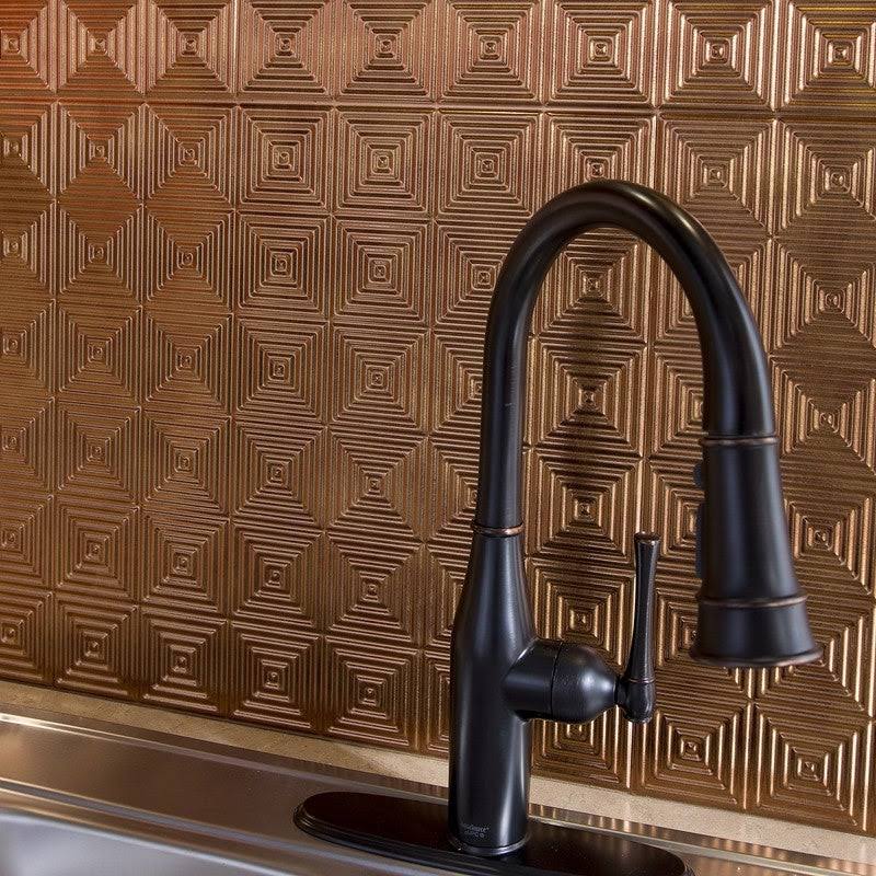 Antique Bronze Backsplash Panel (5 Pack) E81986