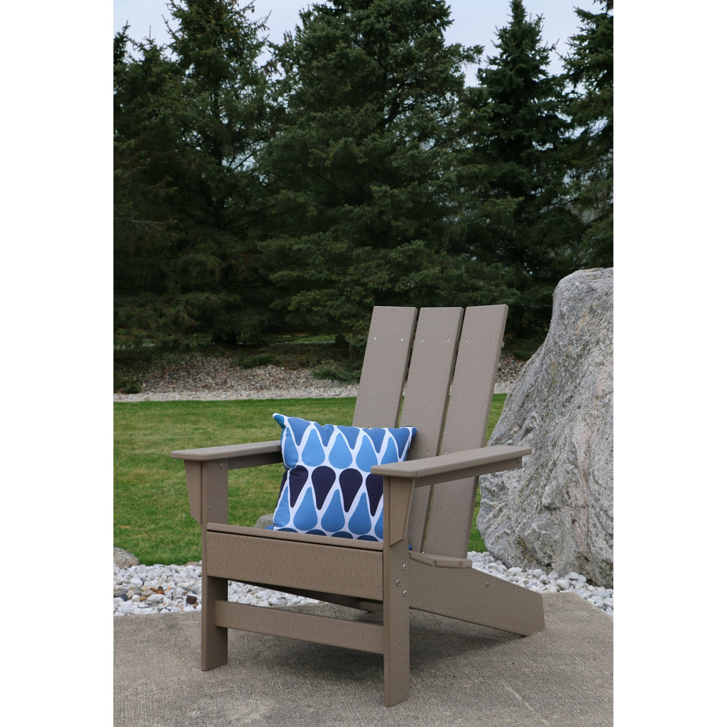 White Recycled Plastic Adirondack Chair M23153